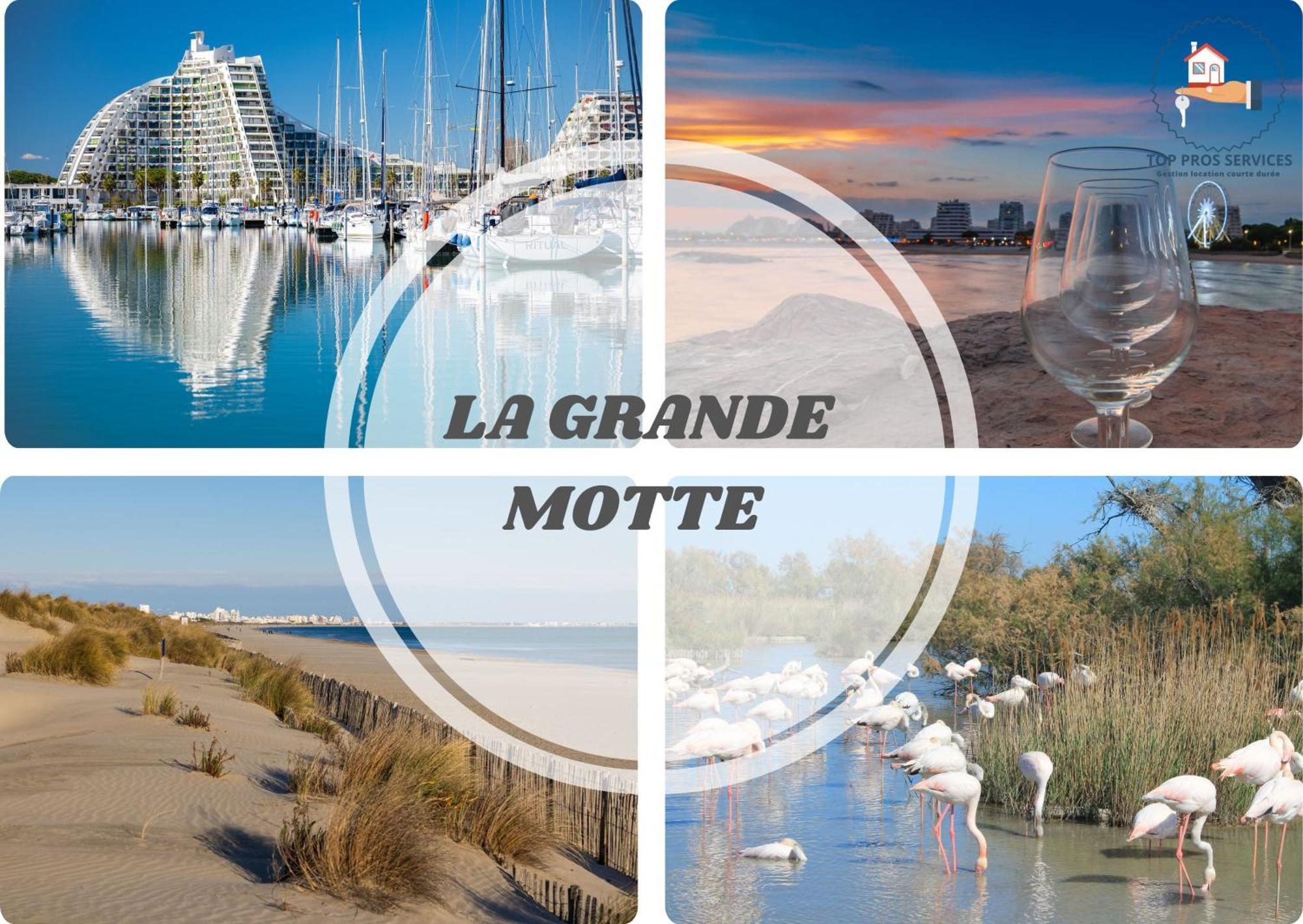 L'Amazone Studio Plein Centre Plages A 2Min Clim Wifi Sur Le Port - Top Prosconciergerie- La Grande-Motte Buitenkant foto